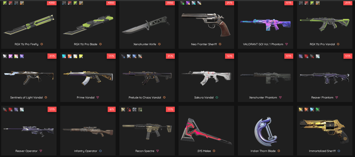 Personal Valorant Account w/69 skins lvl/130 Reg:Eu